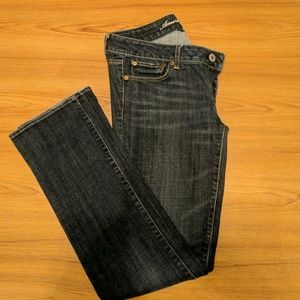 American Eagle Straight Jeans Stretch Size 6 Reg